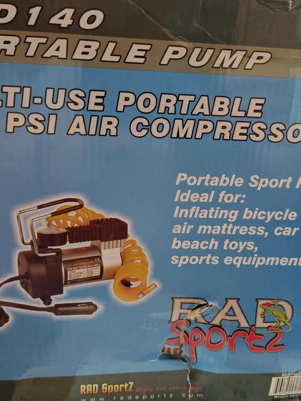 RAD SPORTZ Rad 140 Portable Pump